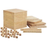 Dienes-Material Grundschulsatz aus Holz im Karton