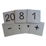 Pocket Cube - Einsteckkarten Zahlen und Rechenzeichen