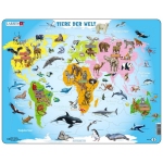 Lernpuzzle Tiere der Welt