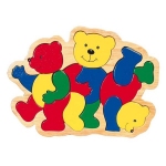 Einlegepuzzle Drei Bären