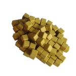 Dienes-Einerwürfel aus RE-Wood®, 100 Stück, gelb
