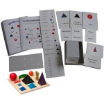 Paket: Lernmaterial "Die Wortarten nach Montessori" und Wortartensymbole 3D